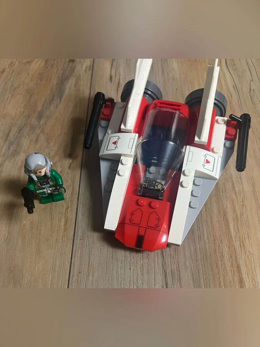 Lego- Star Wars  - Rebel A-Wing Starfighter - Set 75247 *Mostly Glued Together